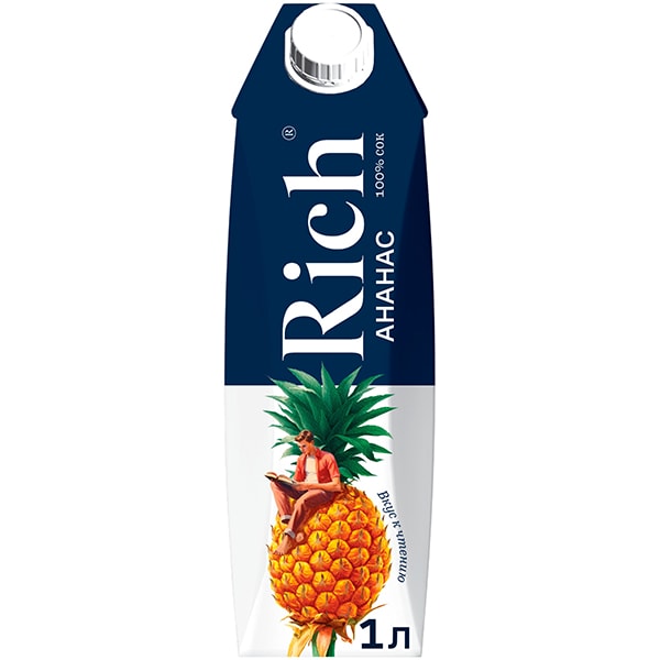 Rich сок ананас 1 л.